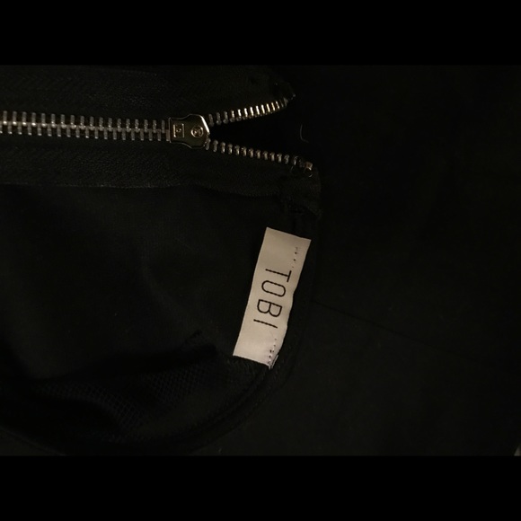 Black mesh cut out pencil skirt from tobi - Picture 3 of 3